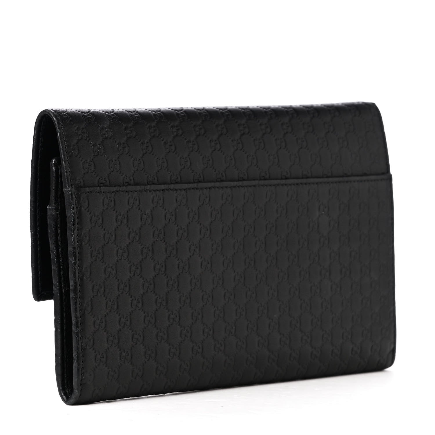 Gucci Microguccissima Travel Organizer Flap Wallet Black 2 of 5