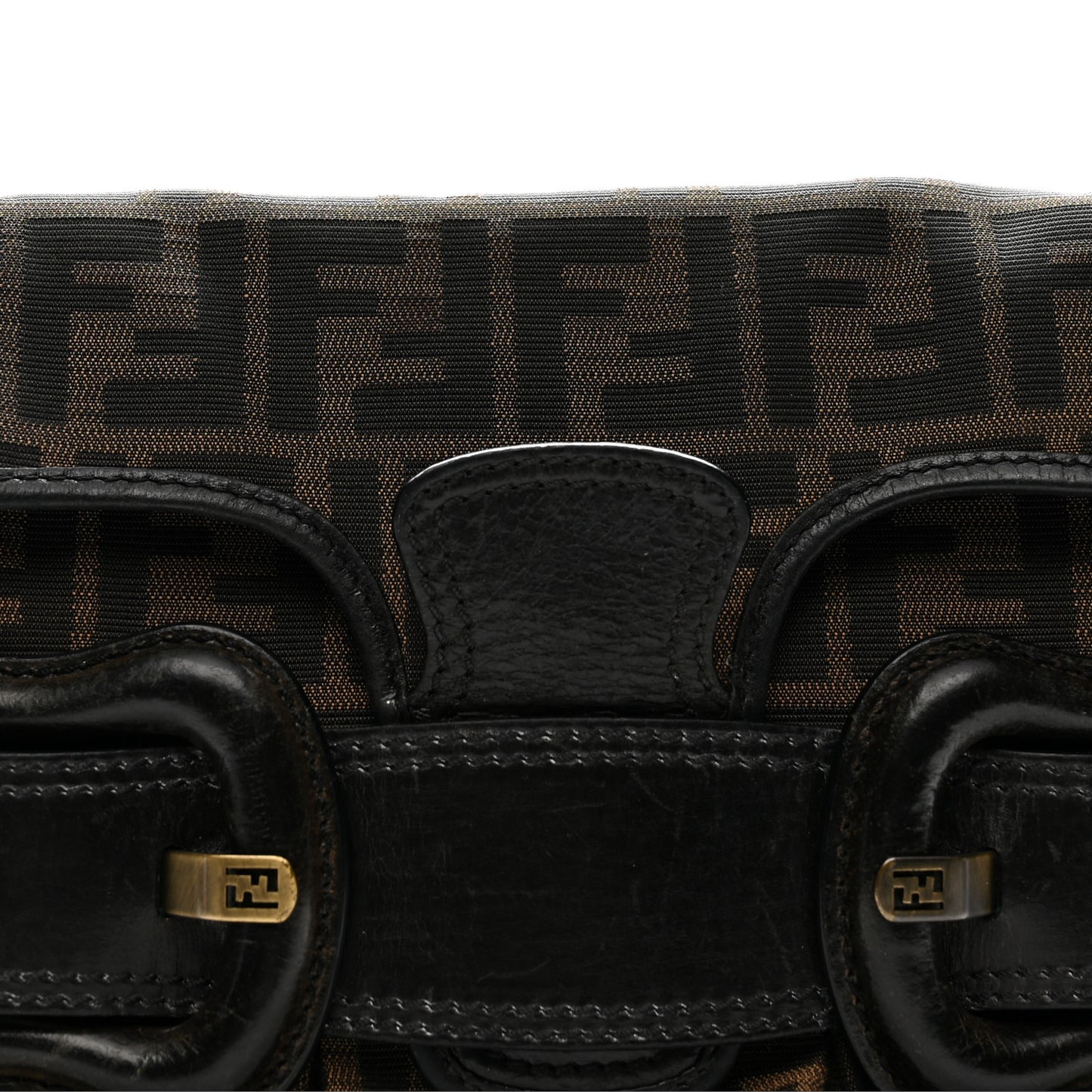 Zucca B Bis Flap Bag Tobacco Castagna