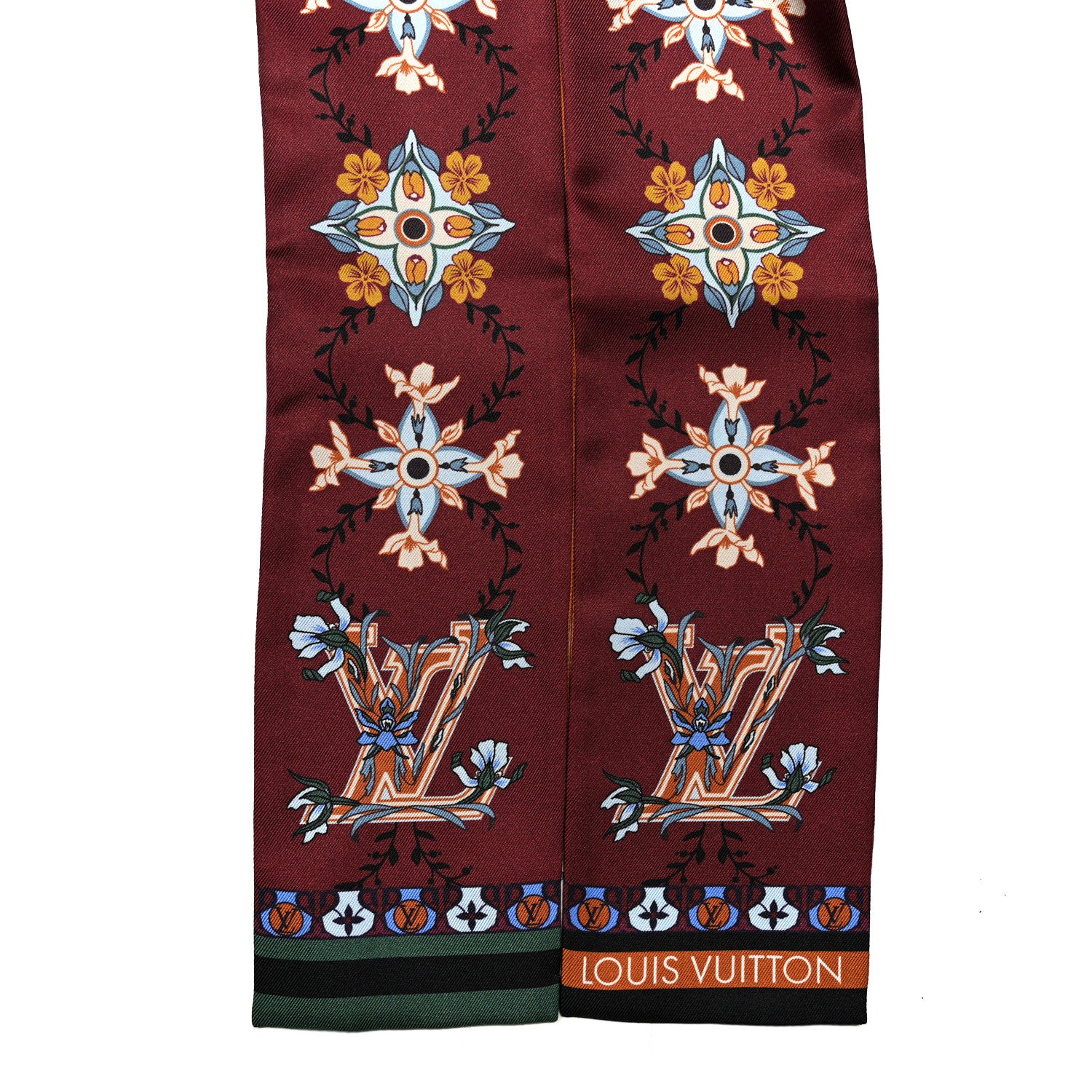 Louis Vuitton Silk Asnieres Bandeau Scarf 3 of 3