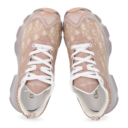 Christian Dior Technical Fabric Rubber Oblique Dior Vibe Sneakers 37 White Nude 2 of 11