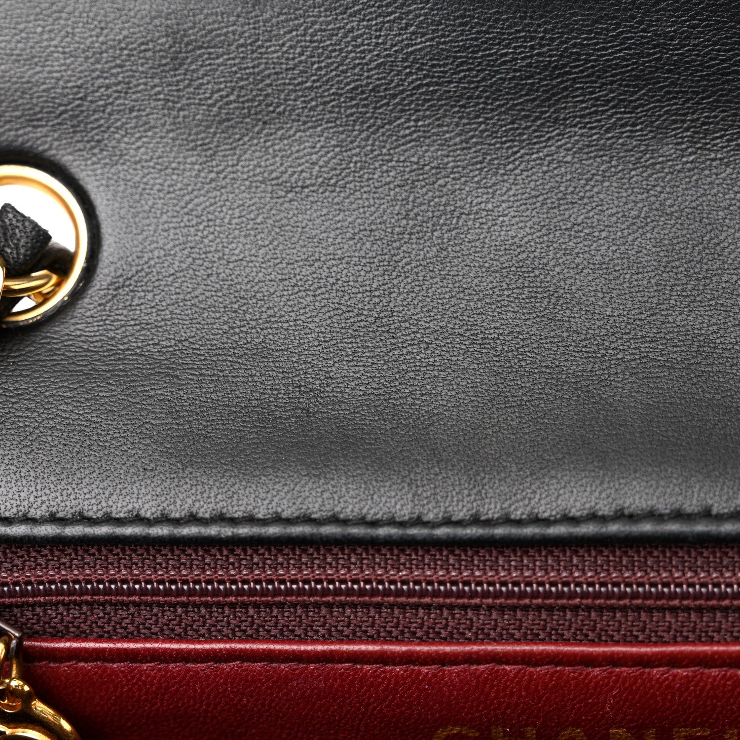 Chanel Lambskin Quilted Mini Square Flap Bag Black 14 of 17