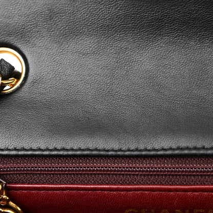 Chanel Lambskin Quilted Mini Square Flap Bag Black 14 of 17