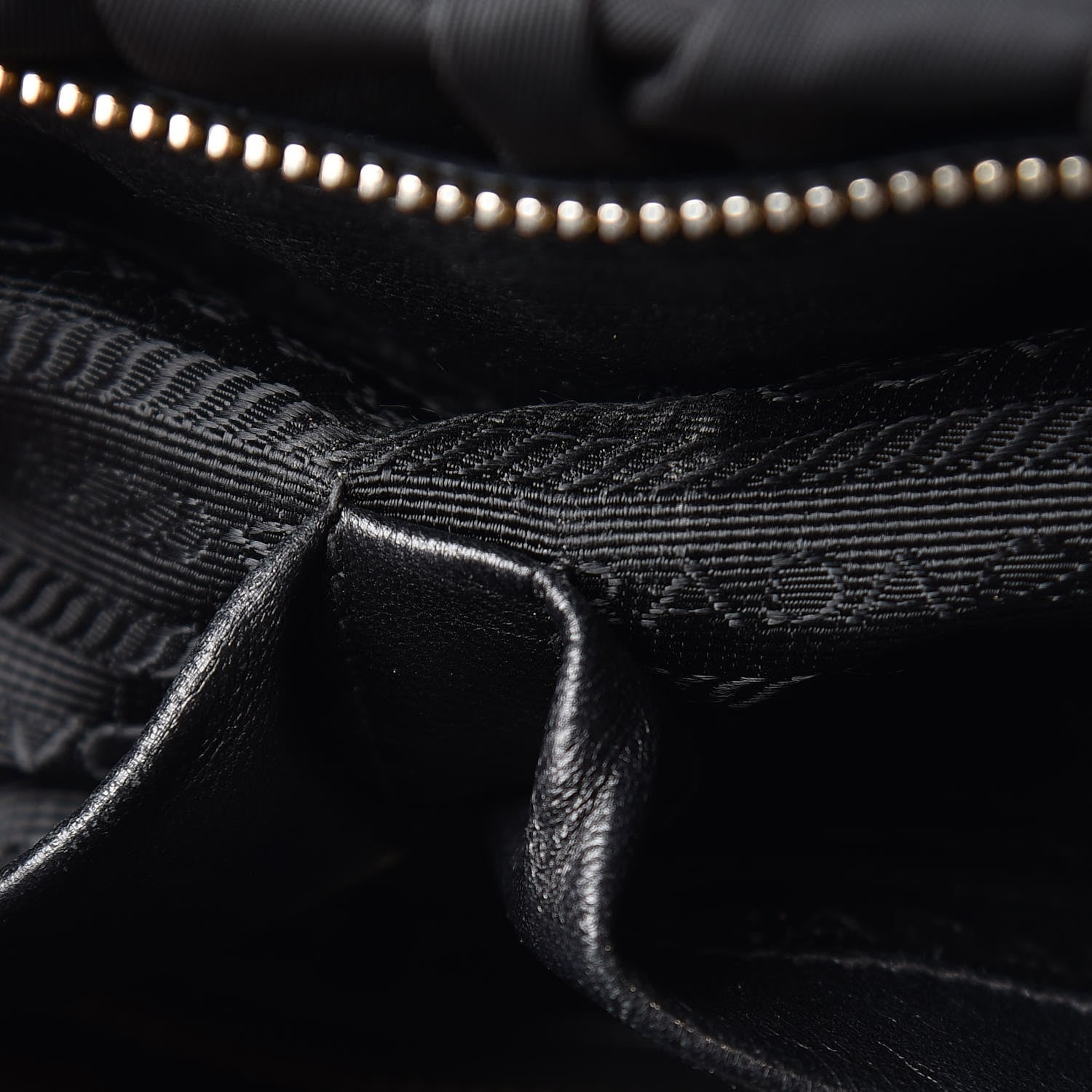Prada Tessuto Nylon Gaufre Shopping Satchel Black 13 of 16
