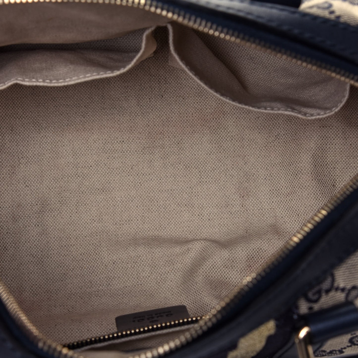 Monogram Vintage Web Small Boston Navy