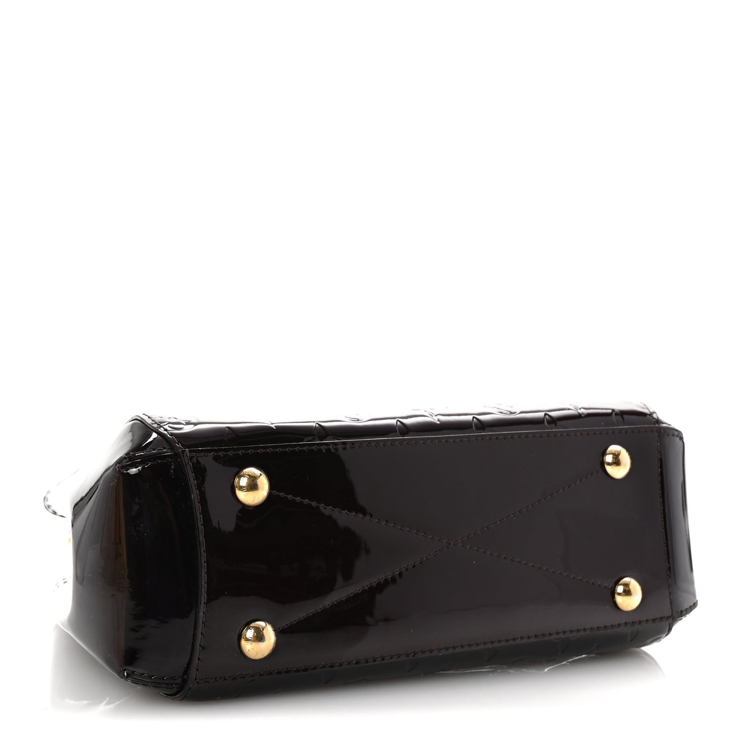 Louis Vuitton Vernis Montaigne BB Amarante 4 of 9