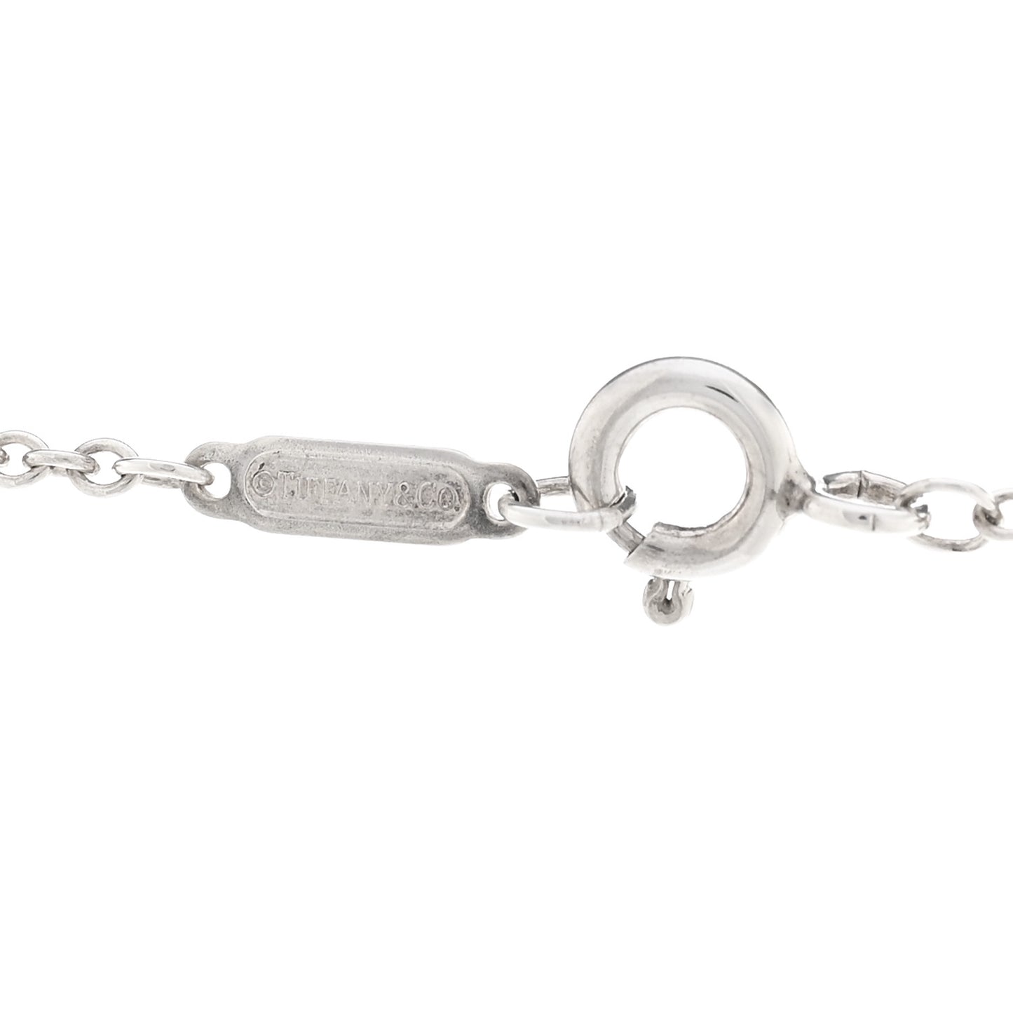 Sterling Silver 1837 Interlocking Circles Lariat Necklace