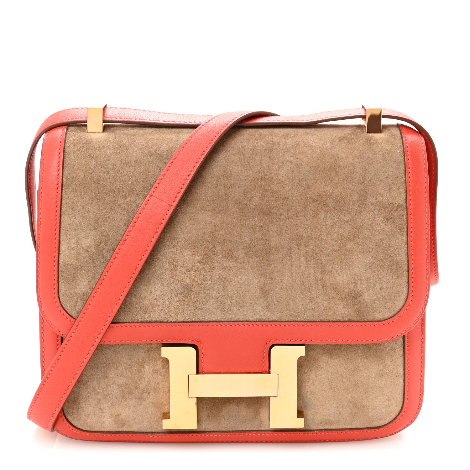 Hermes Veau Doblis Swift Constance 24 Chamois Capucine 1902130