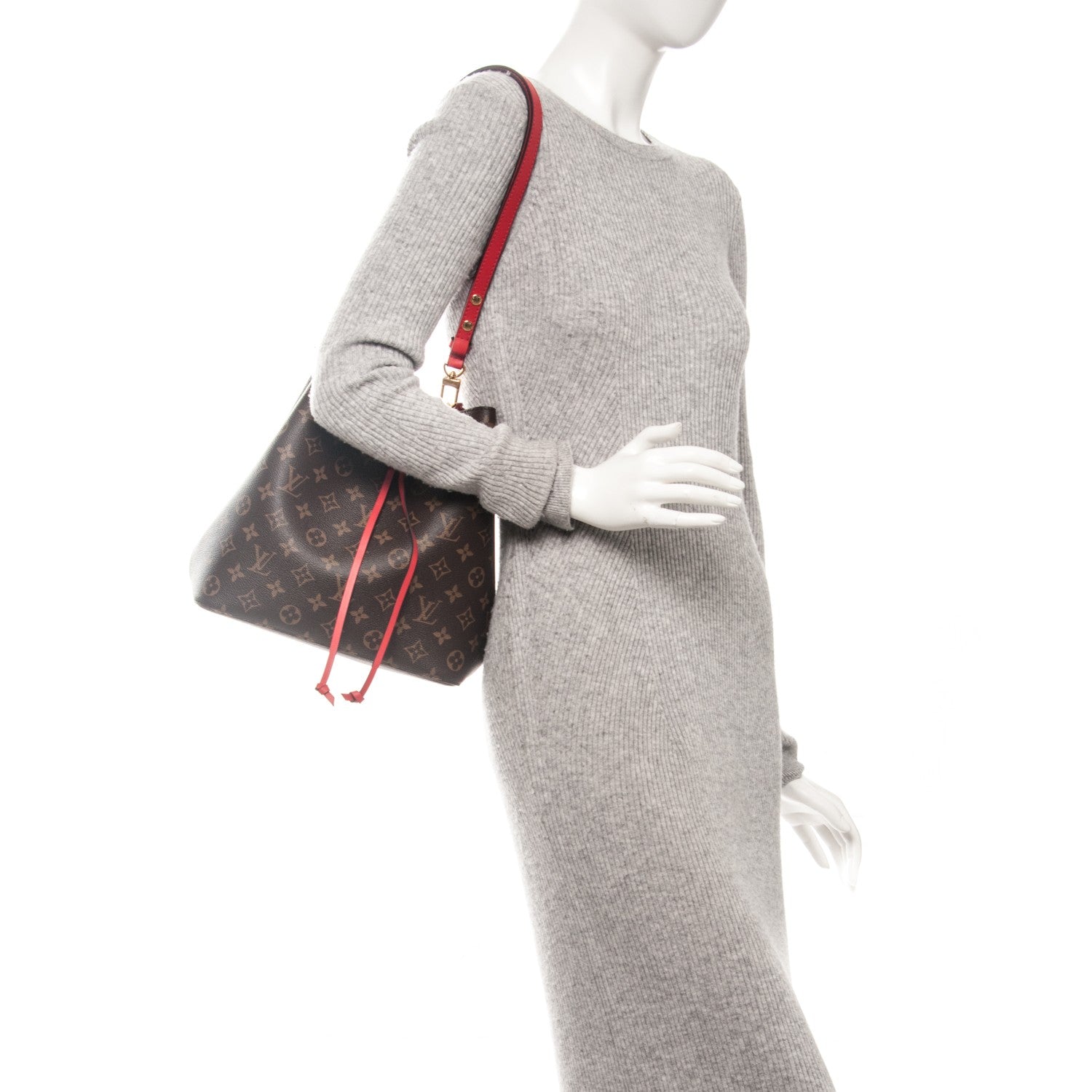 Louis Vuitton Monogram Neonoe MM Coquelicot 2 of 7
