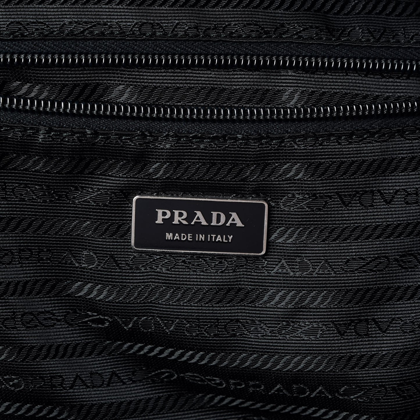 Tessuto Nylon Saffiano Duffel Bag Black