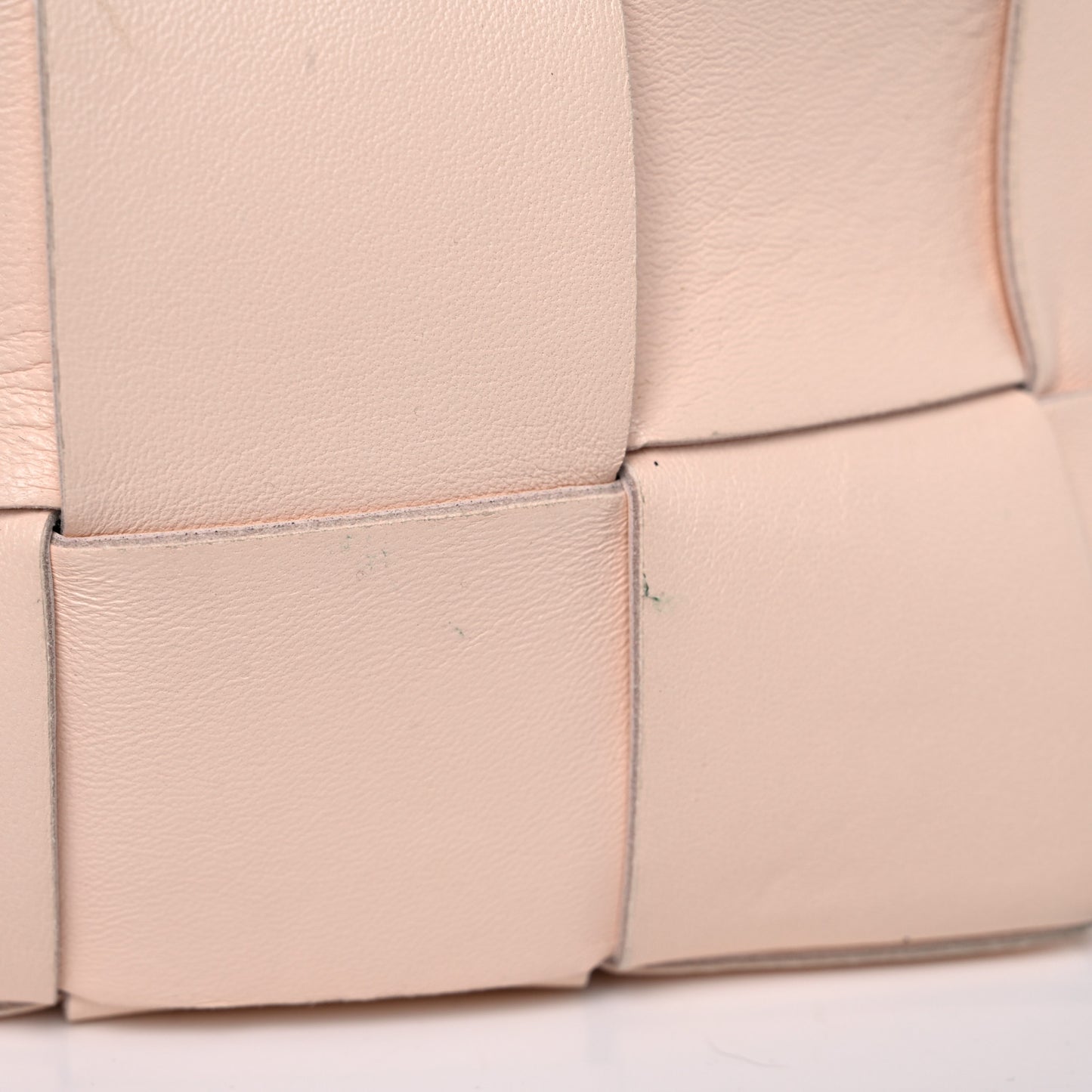 Nappa Maxi Intrecciato Cassette Bucket Bag Melon Washed