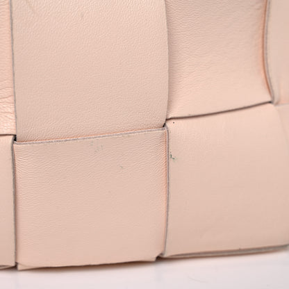 Bottega Veneta Nappa Maxi Intrecciato Cassette Bucket Bag Melon Washed 13 of 15