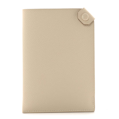 Hermes Epsom Tarmac PM Passport Holder Craie 1 of 8