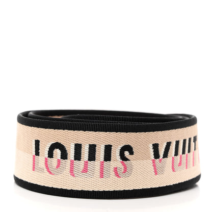 Louis Vuitton Jacquard Speedy Bandouliere 20 Shoulder Strap Black 2 of 4