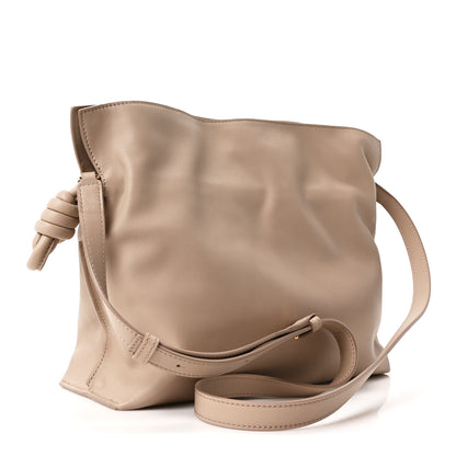 Loewe Nappa Calfskin Medium Flamenco Knot Clutch Sand 3 of 10