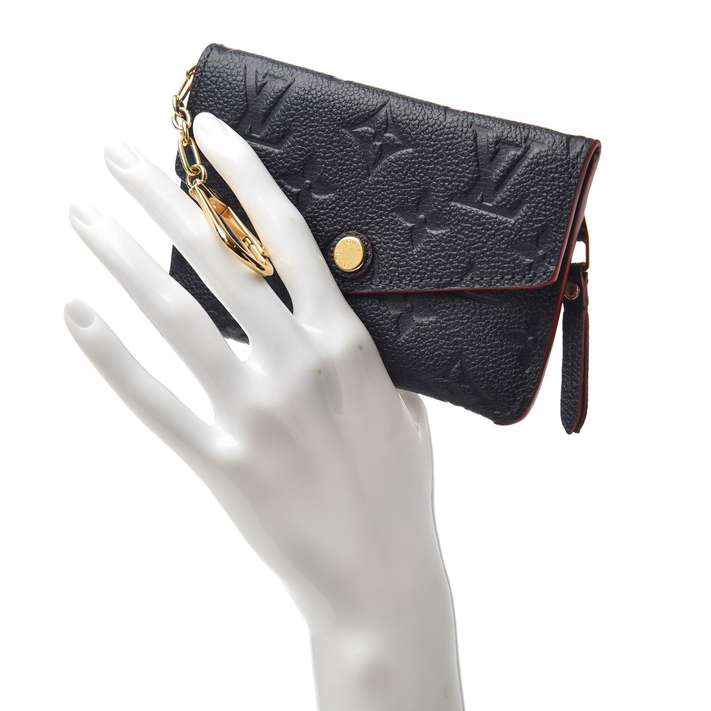 Empreinte Key Pouch Marine Rouge