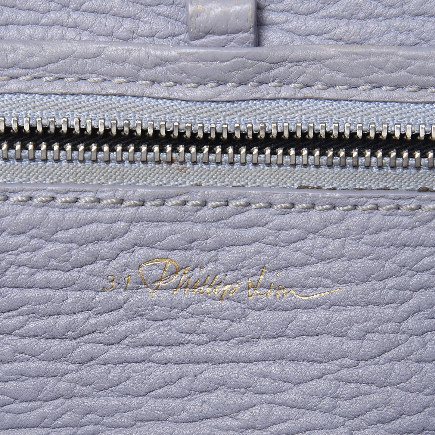 3.1 Textured Calfskin Medium Pashli Satchel Lilac