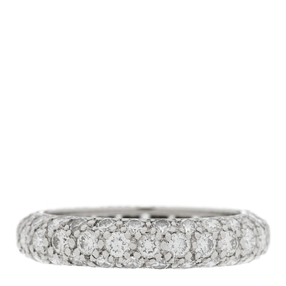 Tiffany Platinum Diamond Etoile Three-Row Band Ring 47 4 1 of 6