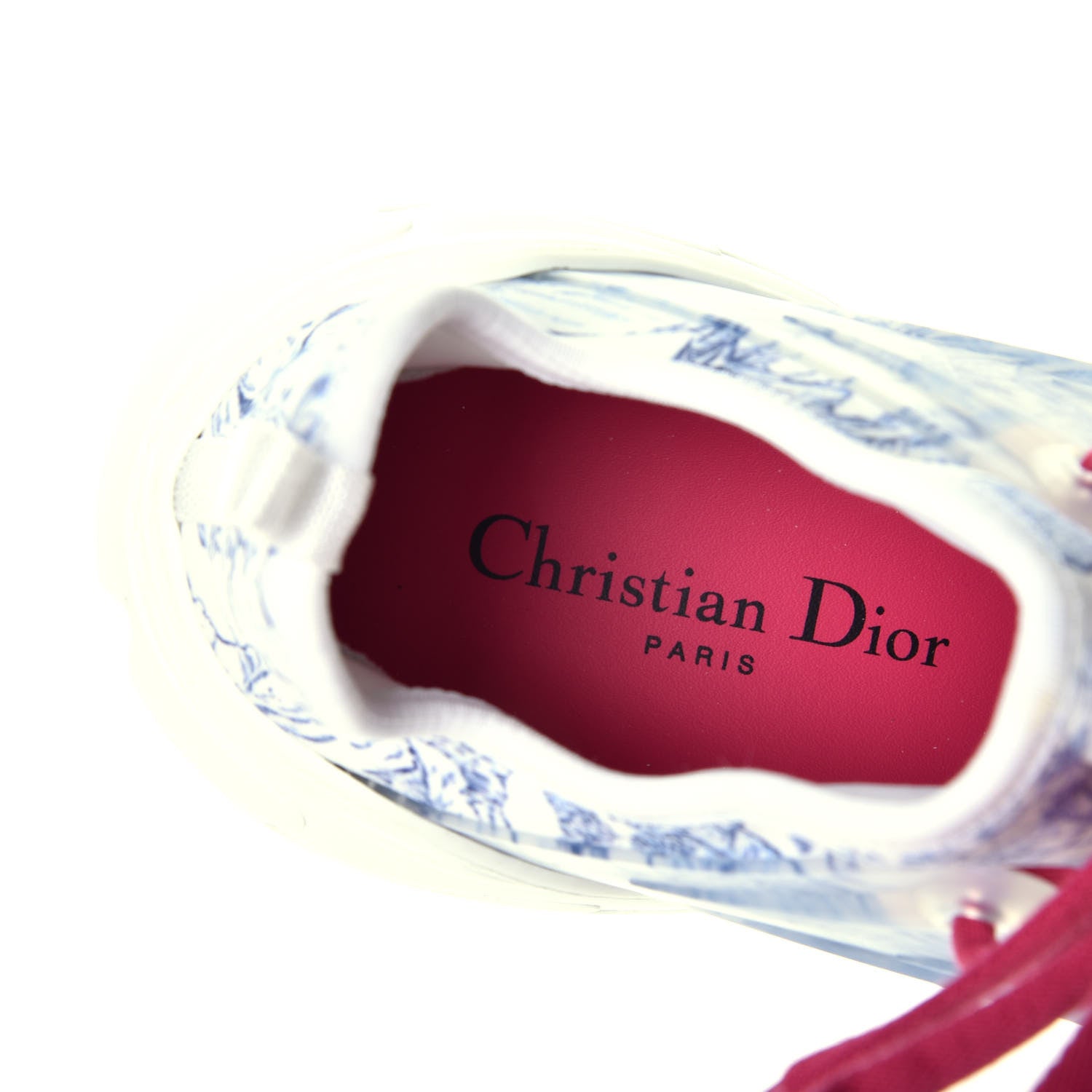 Christian Dior Technical Fabric Dior Around the World Print Womens D-Connect Sneakers 40 Blue Multicolor 8 of 9