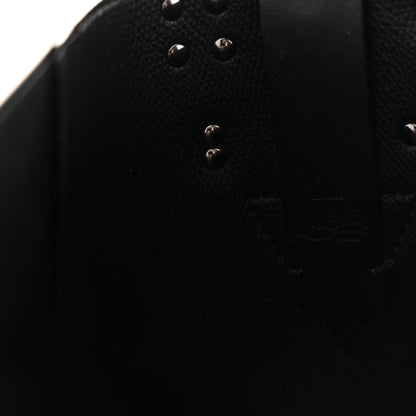 Christian Louboutin Calfskin Empire Spike Studded Mini Cabachic Bucket Bag Black 6 of 13