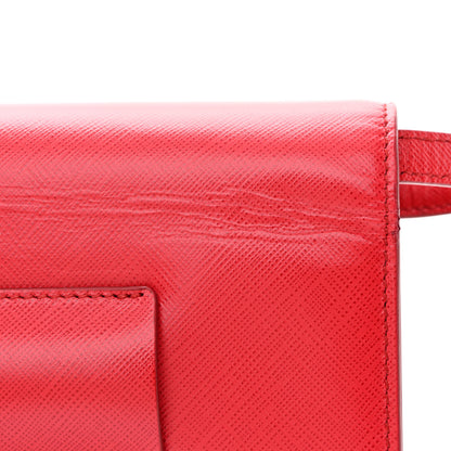 Salvatore Ferragamo Saffiano Vera Bow Crossbody Belt Bag Red 12 of 19