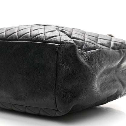 Chanel Caviar Quilted Grand Shopping Tote GST Black 10 of 21
