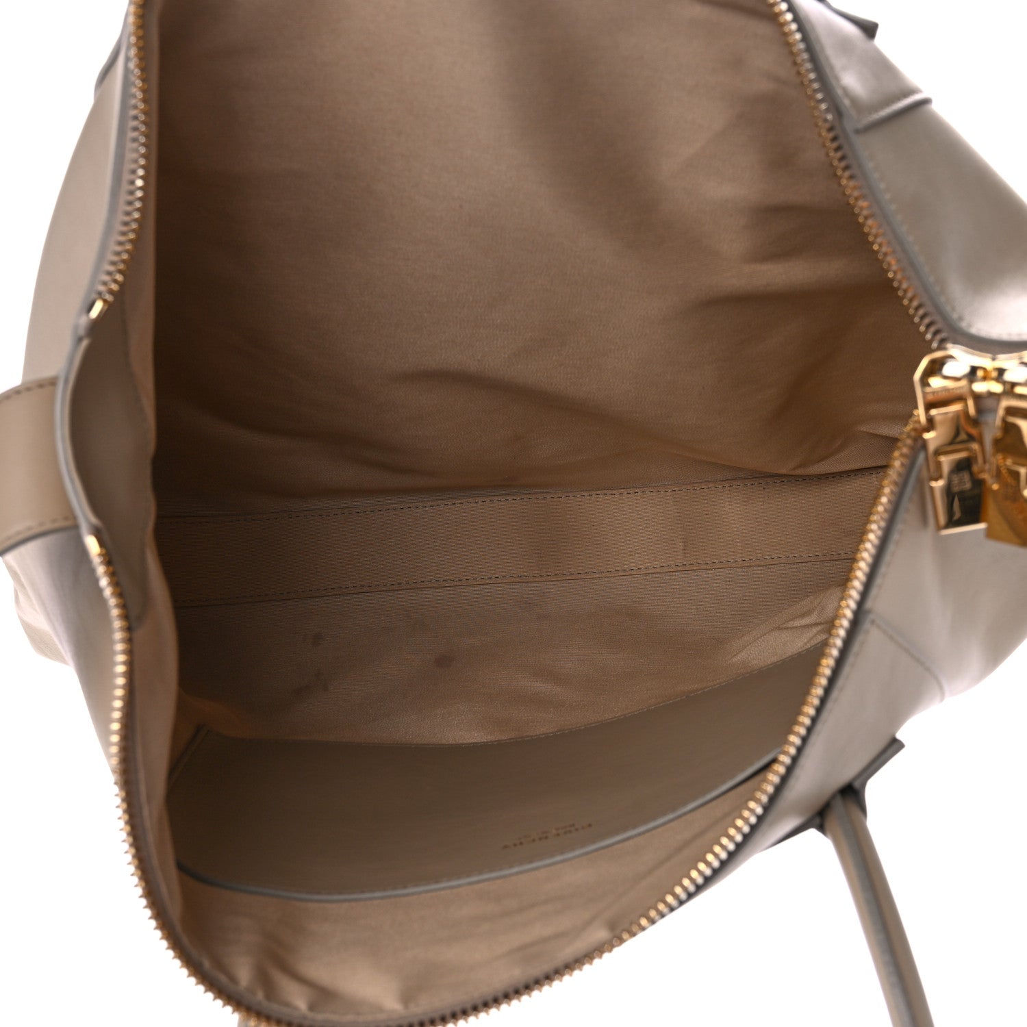 Givenchy Smooth Calfskin Medium Antigona Lock Duffle Bag Beige 5 of 10