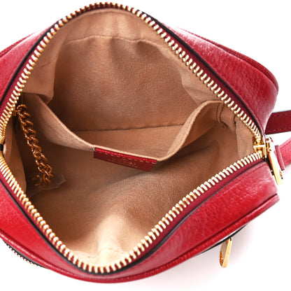 Gucci X DORAEMON Mini Vintage GG Supreme Monogram Camera Bag Beige Cherry Red 5 of 11