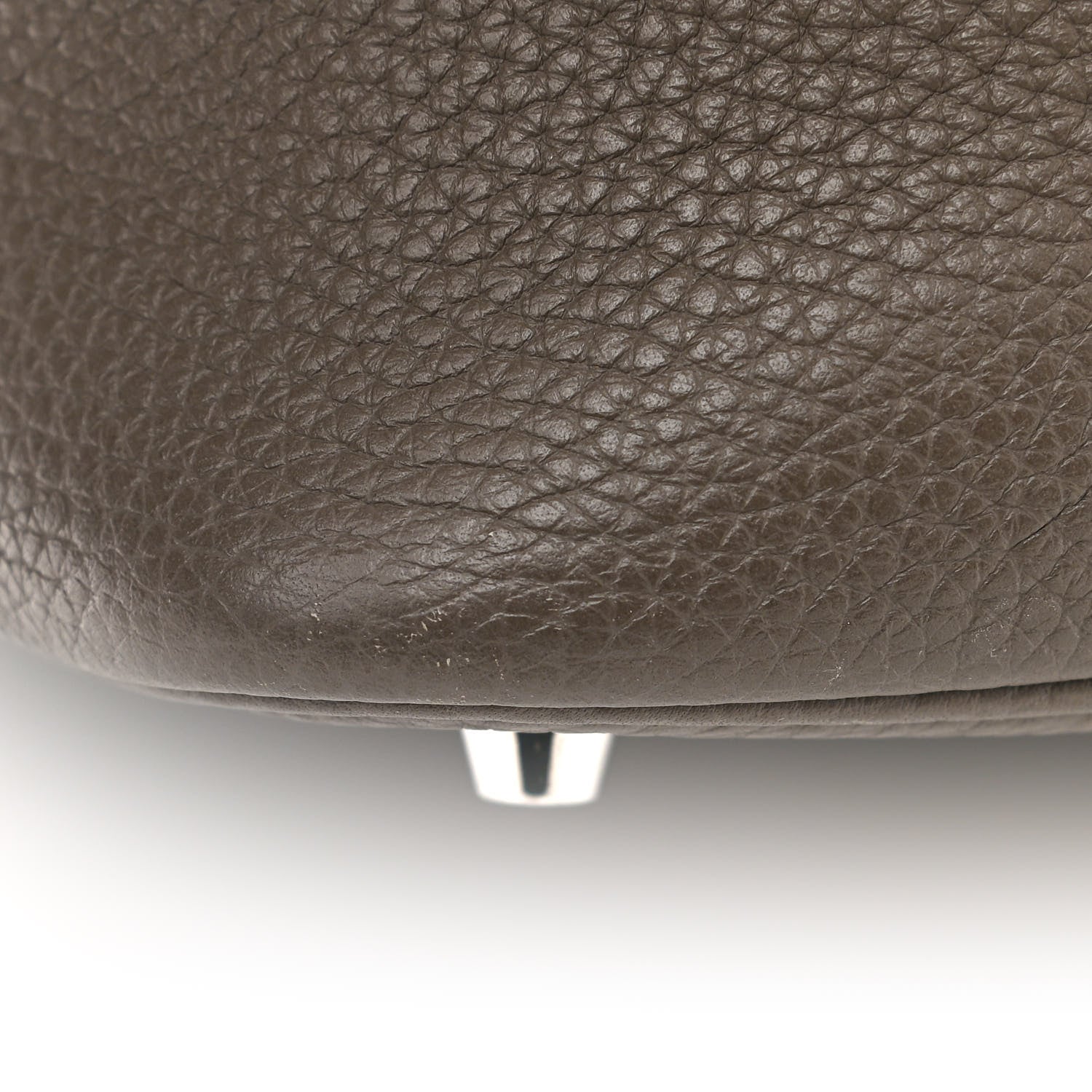Hermes Taurillon Clemence Picotin Lock 22 MM Etain 13 of 14