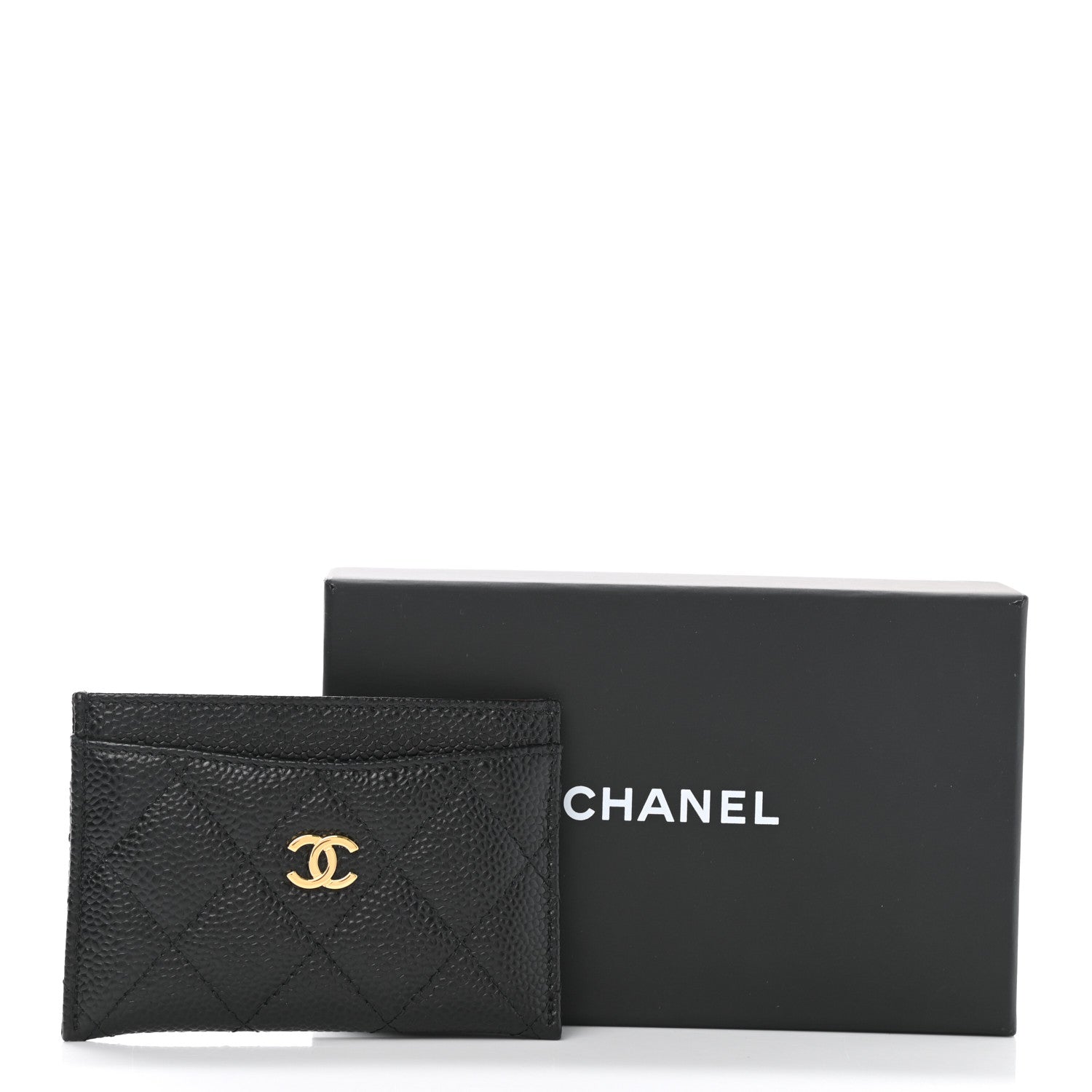 Chanel Caviar Quilted Card Holder Black 10 of 10
