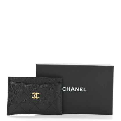 Chanel Caviar Quilted Card Holder Black 10 of 10