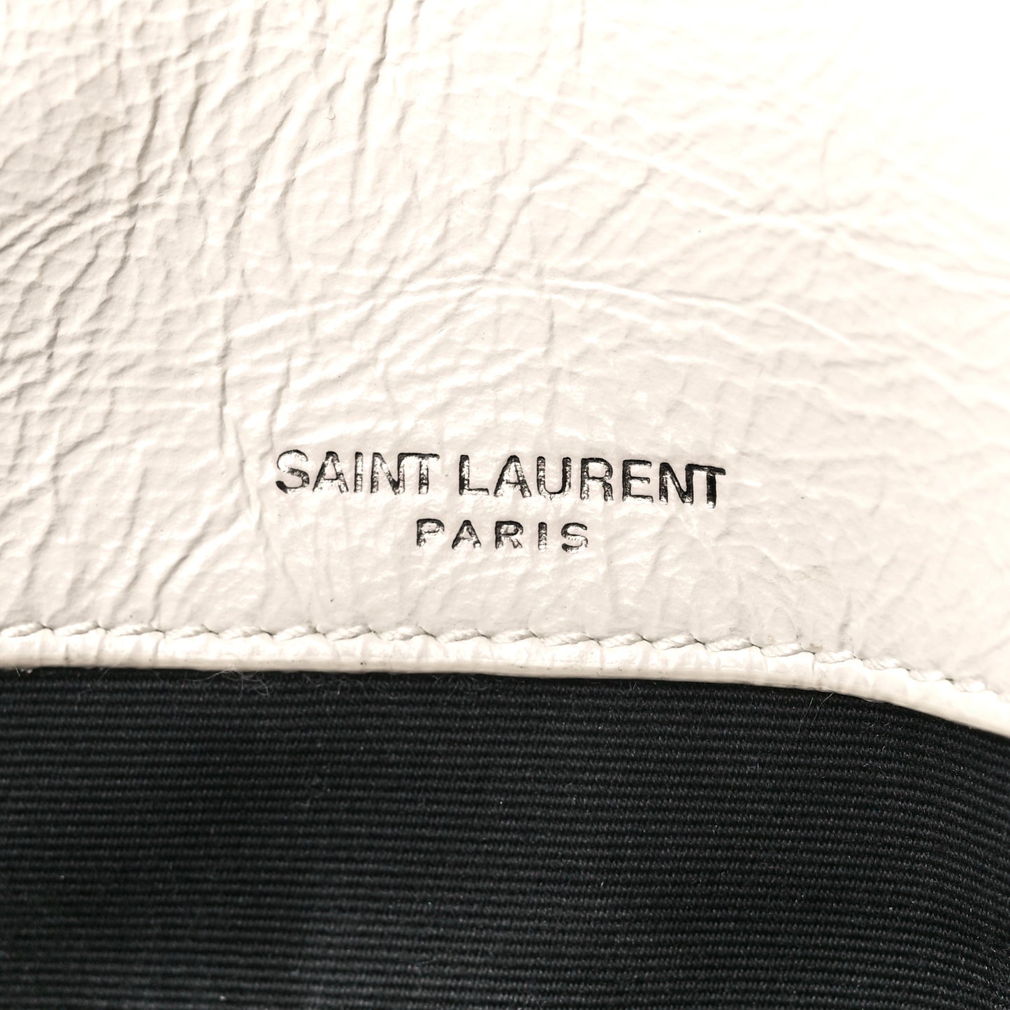 Crinkled Calfskin Matelasse Monogram Baby Niki Chain Satchel White