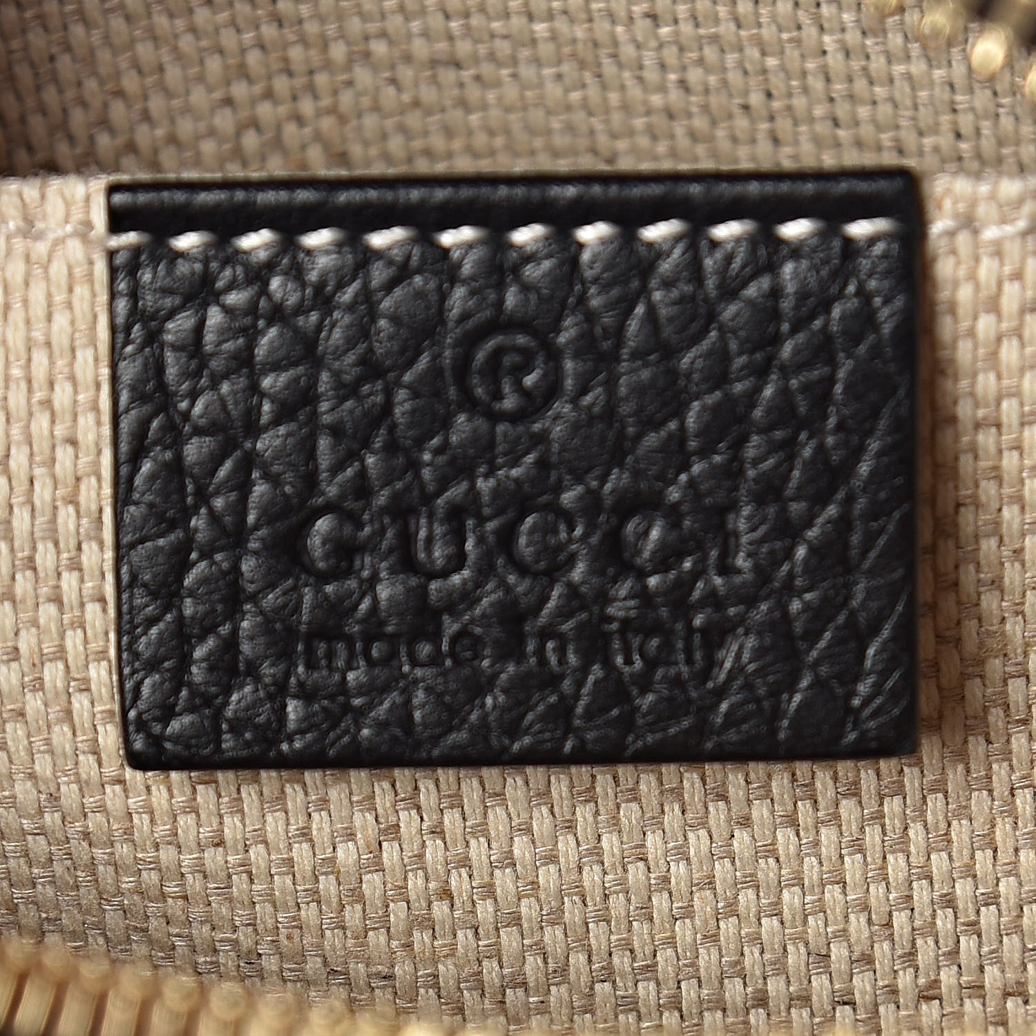 Gucci Pebbled Calfskin Small Soho Disco Bag Black 6 of 12
