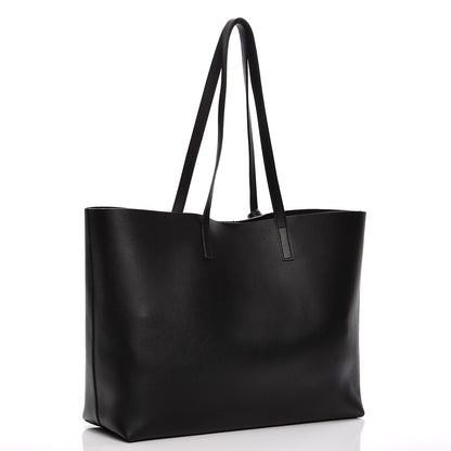 Saint Laurent Calfskin Large Shopping Tote Black 4 of 9