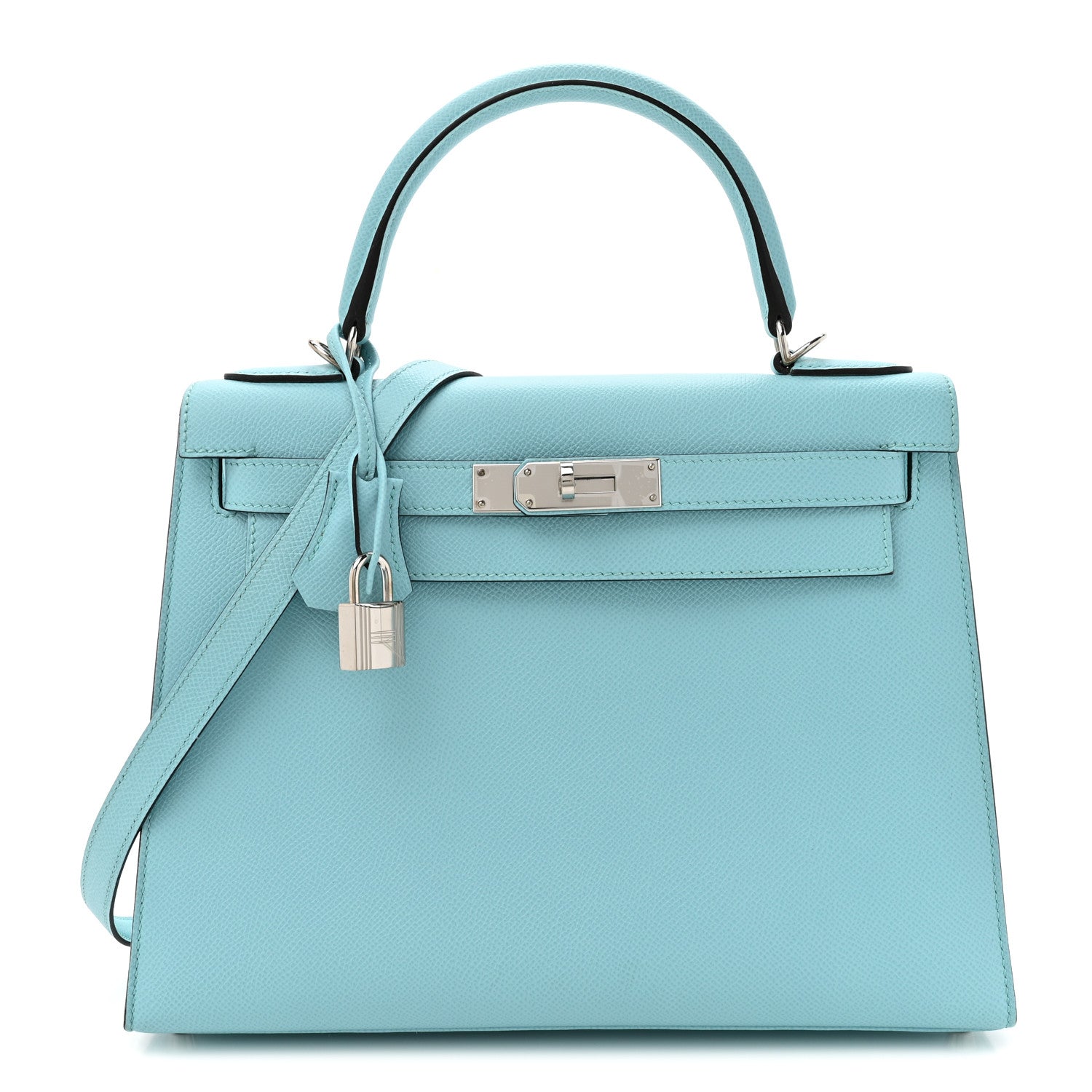 Hermes Epsom Kelly Sellier 28 Bleu Atoll 1 of 12