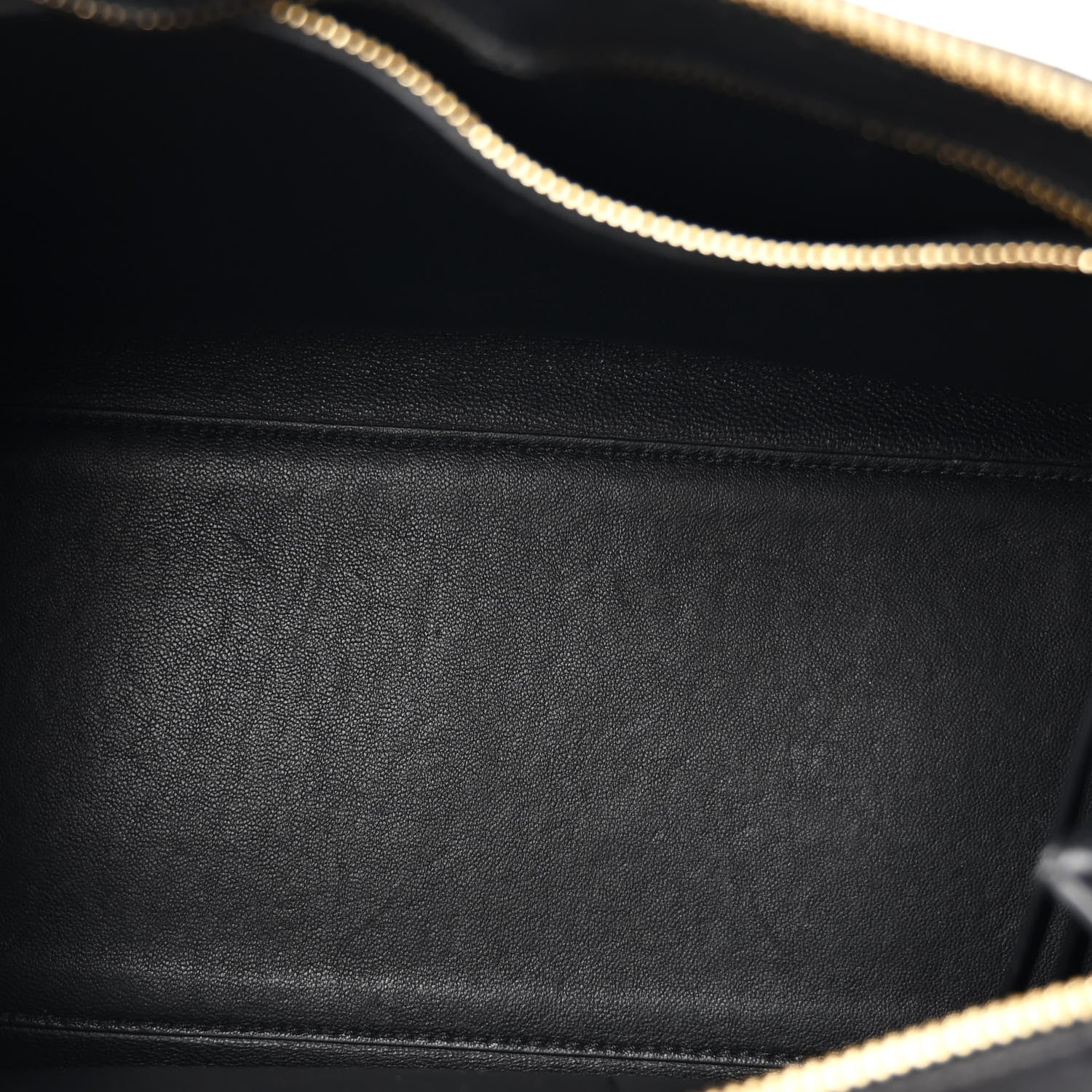 Celine Smooth Calfskin Medium Bi-Color Edge Shoulder Bag Black Beige 5 of 11