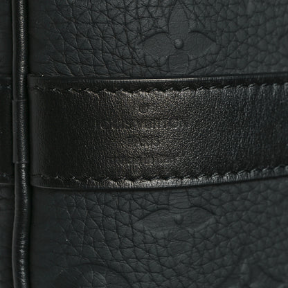 Louis Vuitton Taurillon Monogram Keepall Bandouliere 50 Black 6 of 12