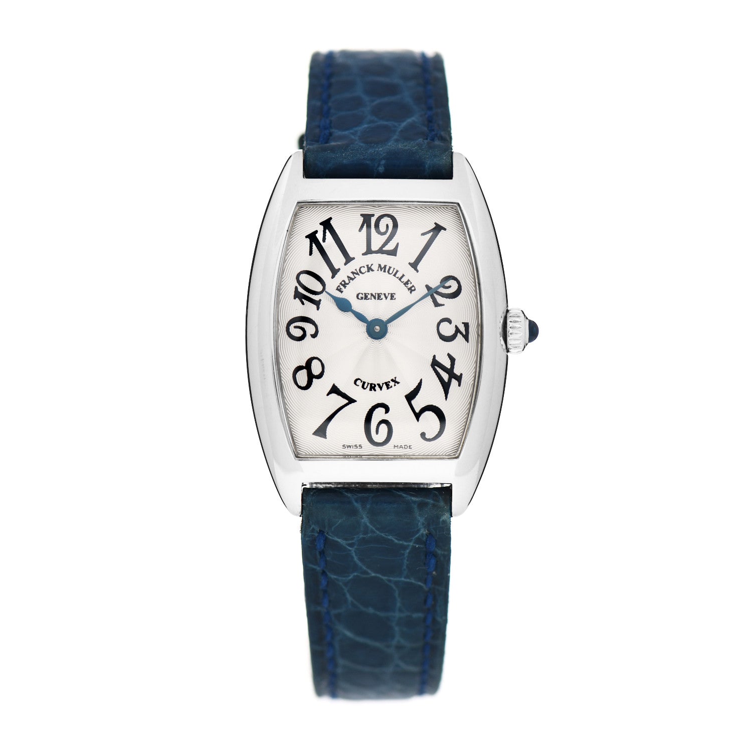 Franck Muller Stainless Steel Crocodile 25mm Cintree Curvex Quartz Watch 1752QZ 1 of 4