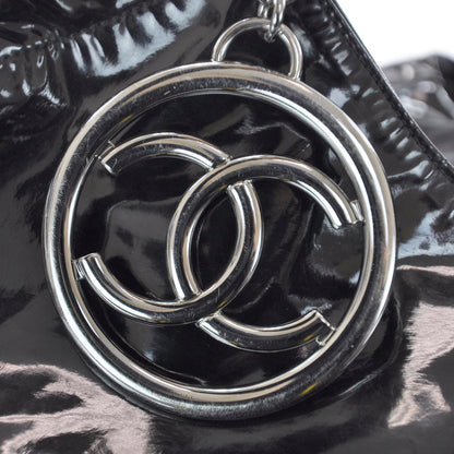 Chanel Vinyl XL Coco Cabas Black 7 of 11