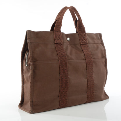 Hermes Canvas Herline MM Tote 3 of 9