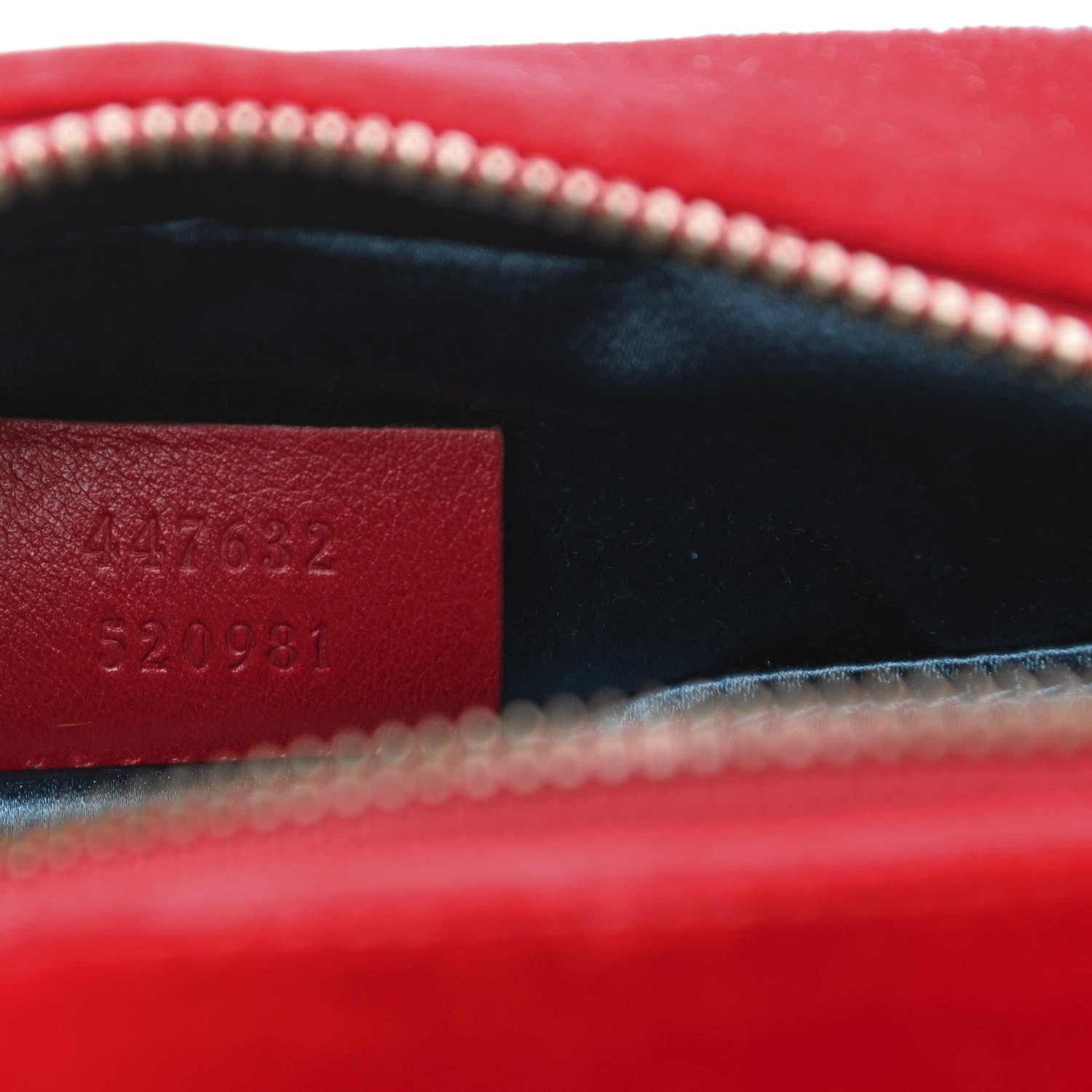 Gucci Velvet Matelasse Small GG Marmont Chain Shoulder Bag Hibiscus Red 7 of 10