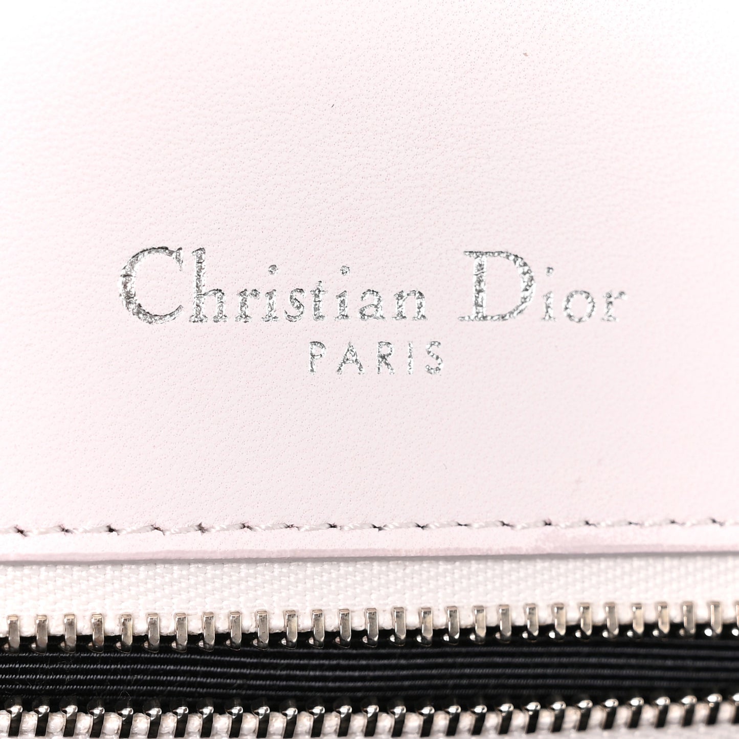 Calfskin Medium Diorama Flap Bag Off White
