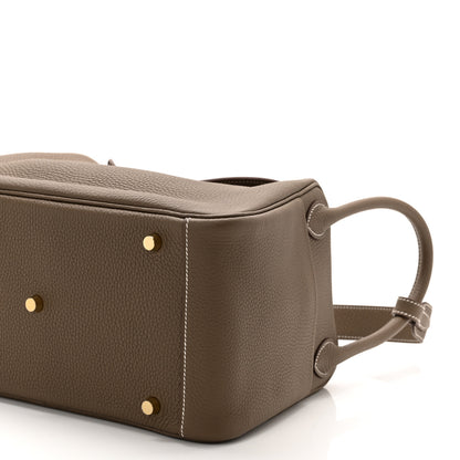 Hermes Taurillon Clemence Lindy 30 Etoupe 9 of 9