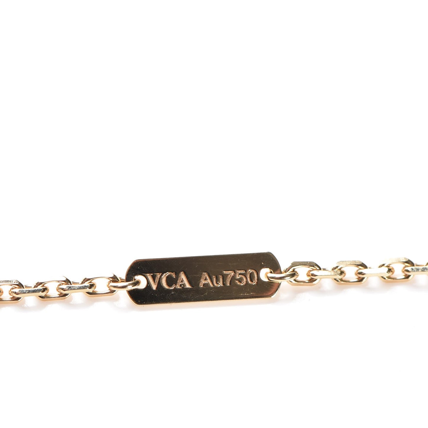 18K Yellow Gold Black Onyx Magic Alhambra Pendant Necklace