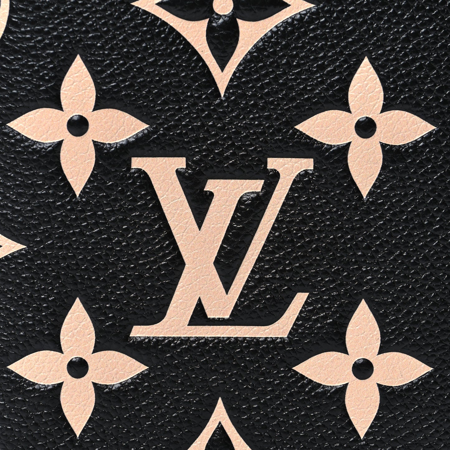 Empreinte Monogram Giant Passport Cover Black Beige