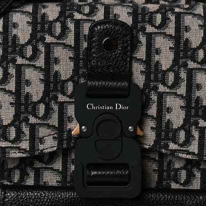 Christian Dior HOMME Oblique Calfskin Mens Mini Saddle Backpack Navy Blue 15 of 15