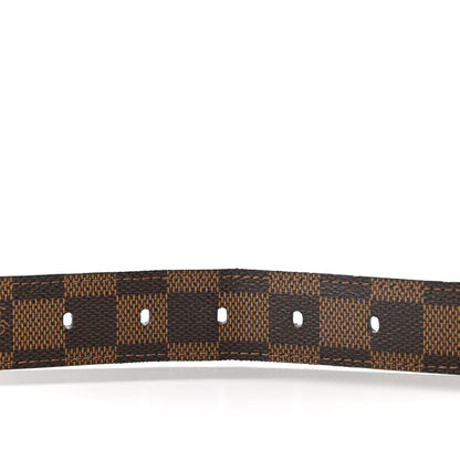 Louis Vuitton Damier Ebene 30mm Ellipse Belt 85 34 6 of 8