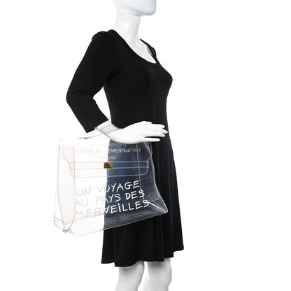 Hermes Vinyl Souvenir De L'Exposition Kelly Transparent 2 of 10