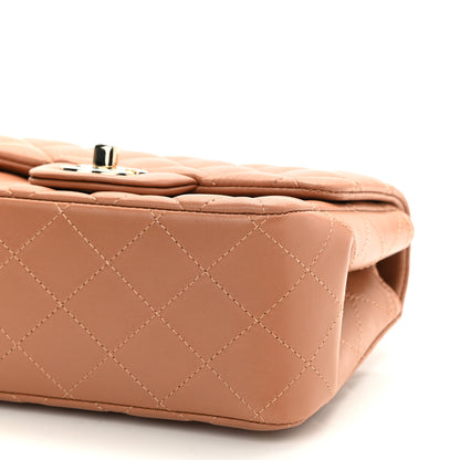 Chanel Lambskin Quilted Mini Square Flap Brown 6 of 10