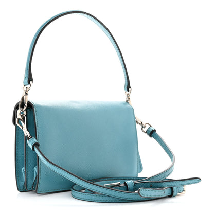 Prada Saffiano Sound Crossbody Bag Turchese 3 of 11