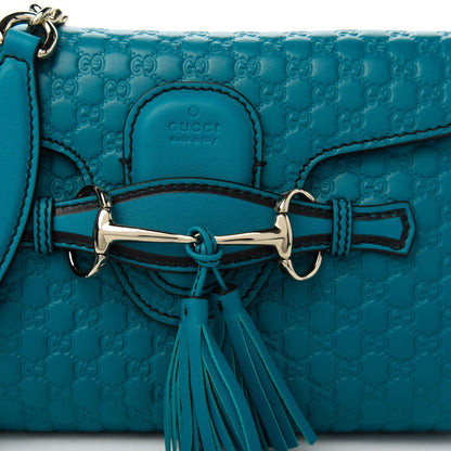 Gucci Microguccissima Mini Emily Shoulder Bag Deep Cobalt 11 of 11